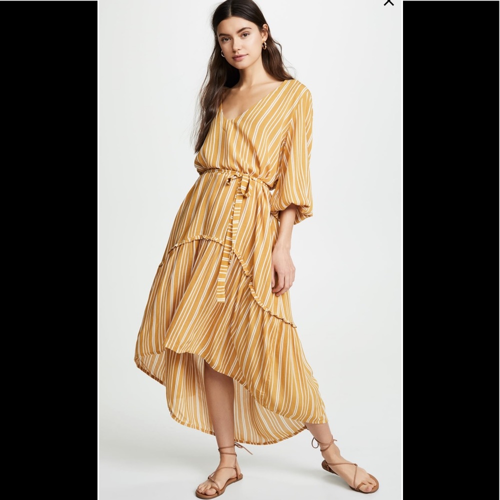 FAITHFULL The Brand Matilda Peasant Dress Roy Sz 2